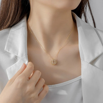 Love Heart Magnetic/Foldable Pendant Necklace