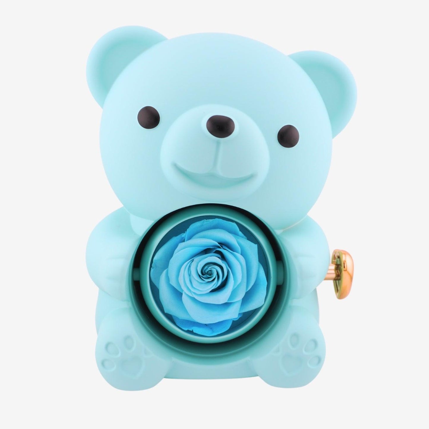 Eternal Rose Bear with Engraved Necklace - Aiora