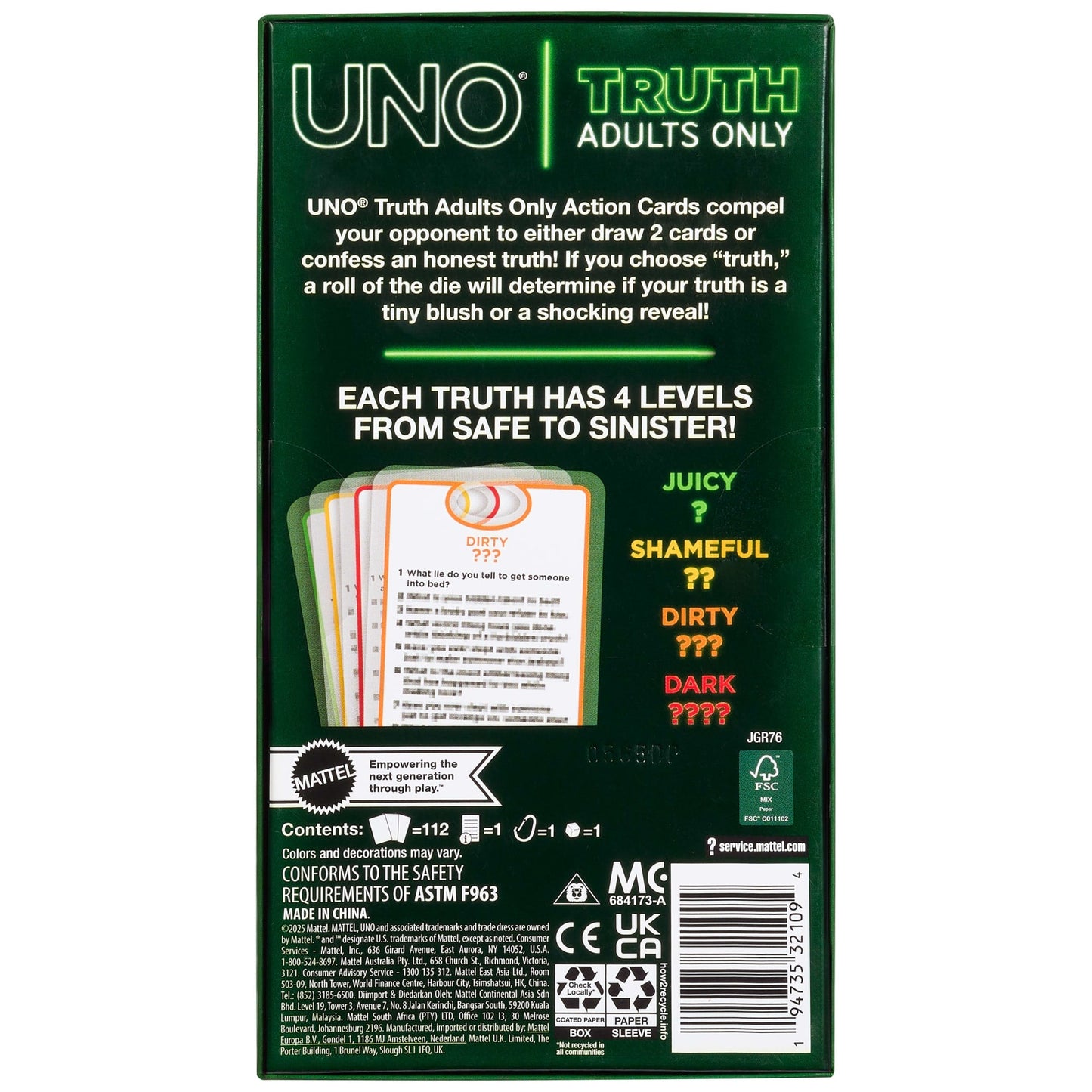 Adult UNO Truth