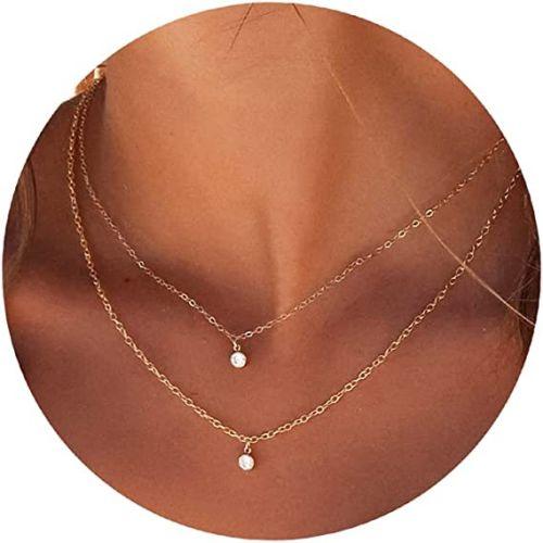 Layered Cubic Zirconia Necklace