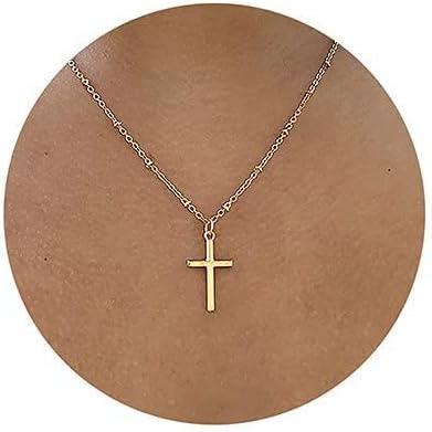 Minimalist Cross Pendant Necklace