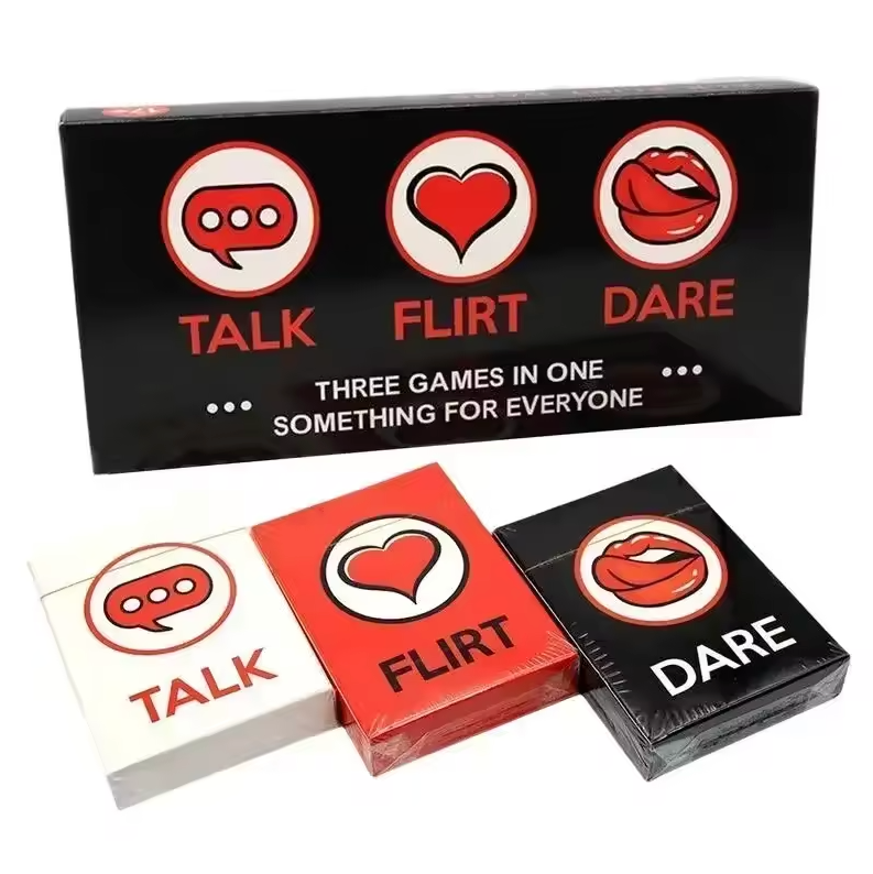 Talk Flirt Dare – Romantic Couple’s Card Game - Aiora