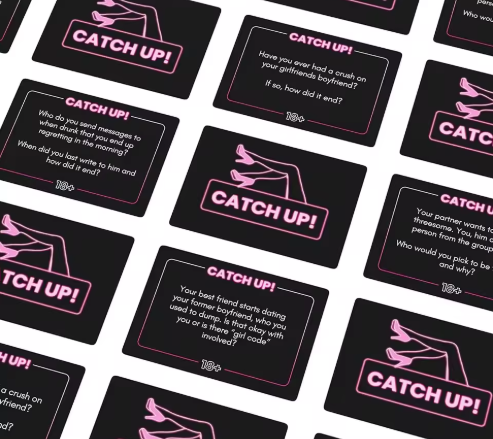 Catch Up Girls Night Card Game | The Ultimate Bachelorette & Party Game - Aiora