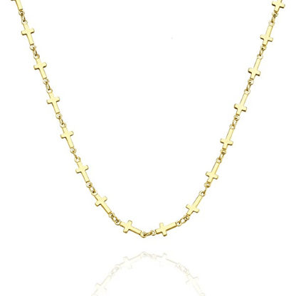 Fashion Cross Choker Necklace