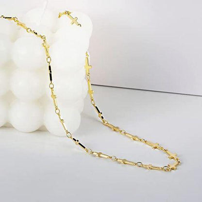 Fashion Cross Choker Necklace