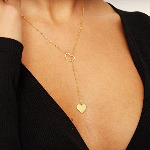 Heart to Heart Y Necklace