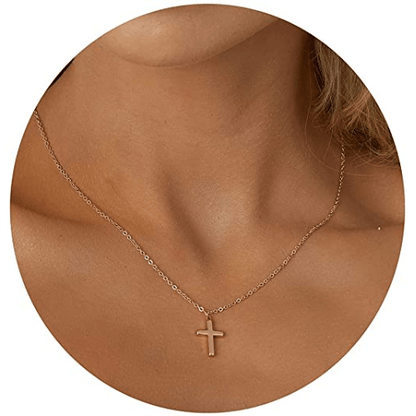 Small Cross Pendant Necklace
